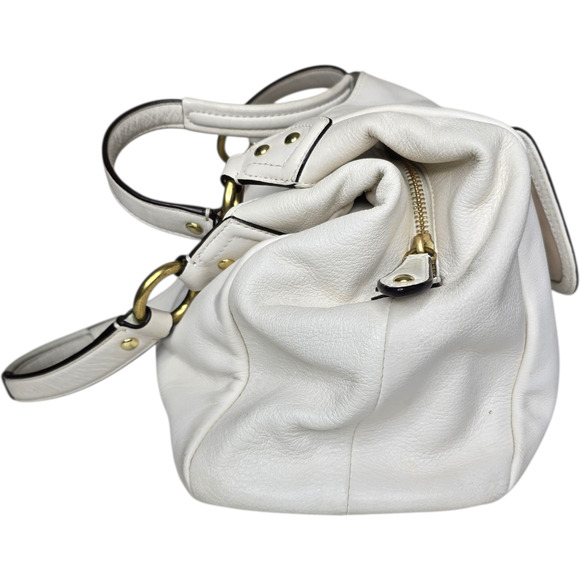 Coach Campbell Large Hobo White Leather F24686 - Picture 4 of 15